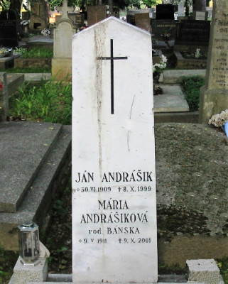 ANDRÁŠIK, Ján | ANDRÁŠIKOVÁ, Mária rod. Bánska