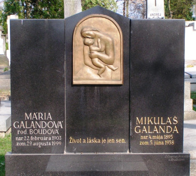 GALANDA, Mikuláš | GALANDOVÁ, Mária, rod. Boudová